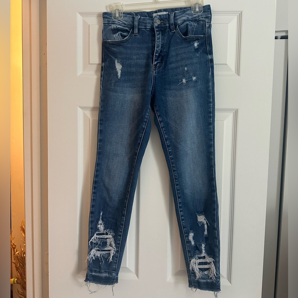 Kancan Signature Distressed Blue Jeans From Buckle
